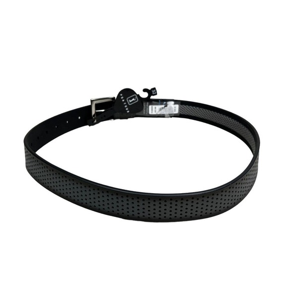 PGA Tour Belt Men Faux Leather Perforated Breathable Padded Strap Gray Black 32‎ - Picture 4 of 5